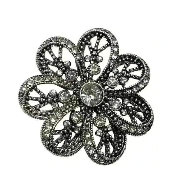 Premier Design Rhinestone Brooch 2 inches - Picture 1 of 6